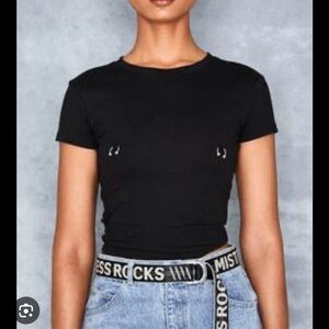 Classic Black Short Sleeve Women's Tee